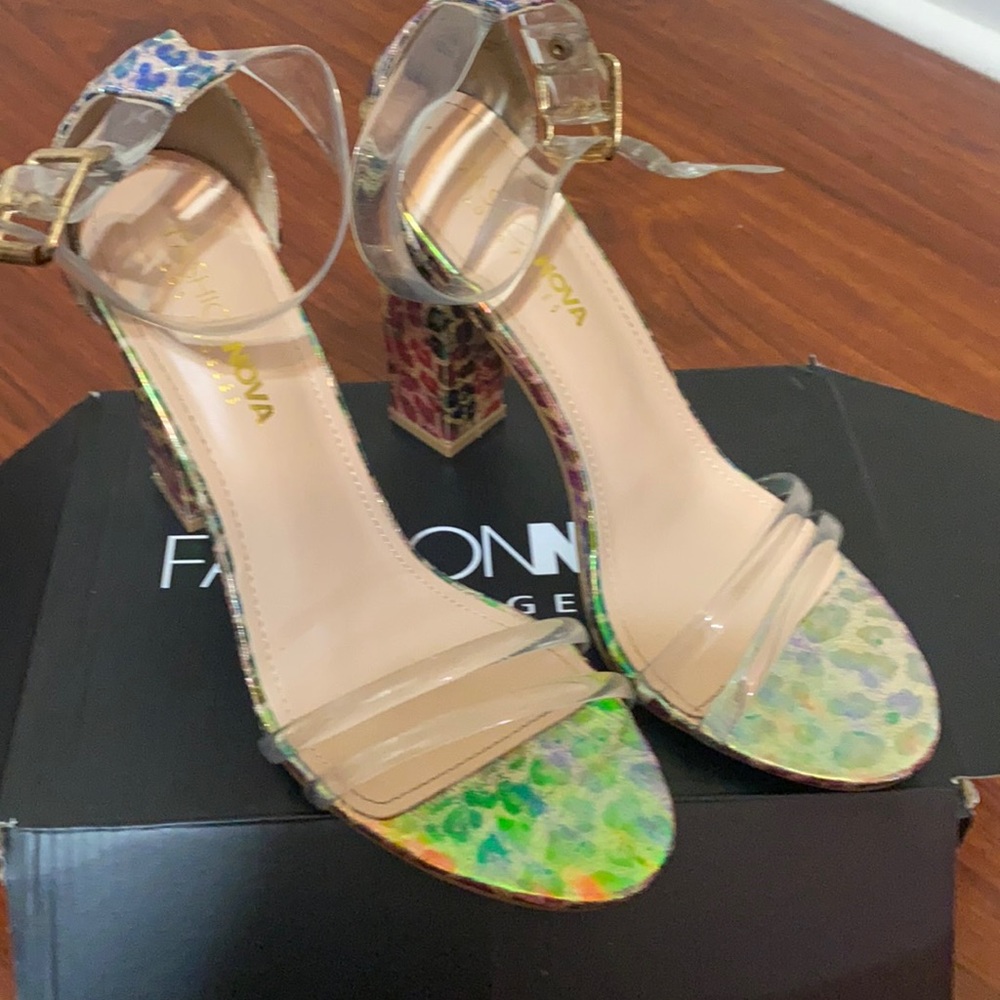 Animal print heels